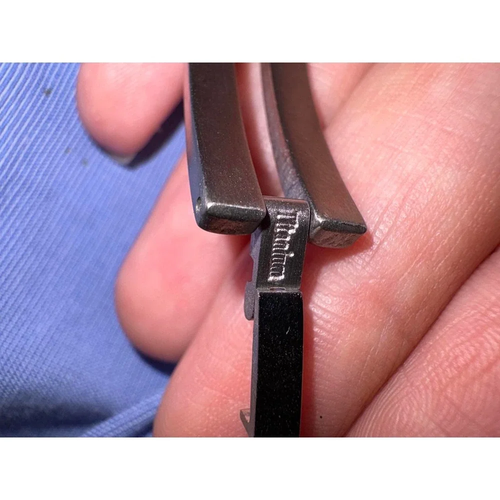 Titanium bracelet with a minimalist, modern design